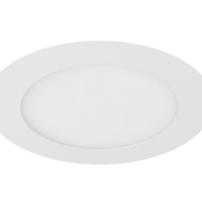 Vstavaný okrúhly LED panel BEALS - 6W, 6500K (studená biela), 14,7 cm, biely