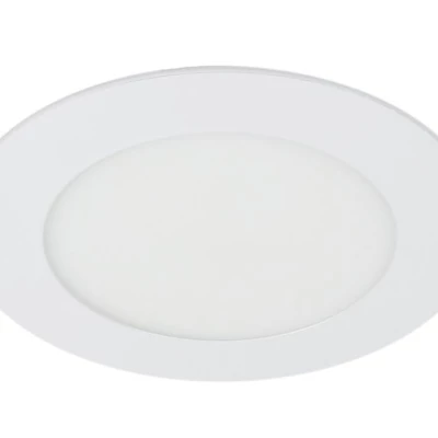 Vstavaný okrúhly LED panel BEALS - 9W, 6500K (studená biela), 17cm, biely