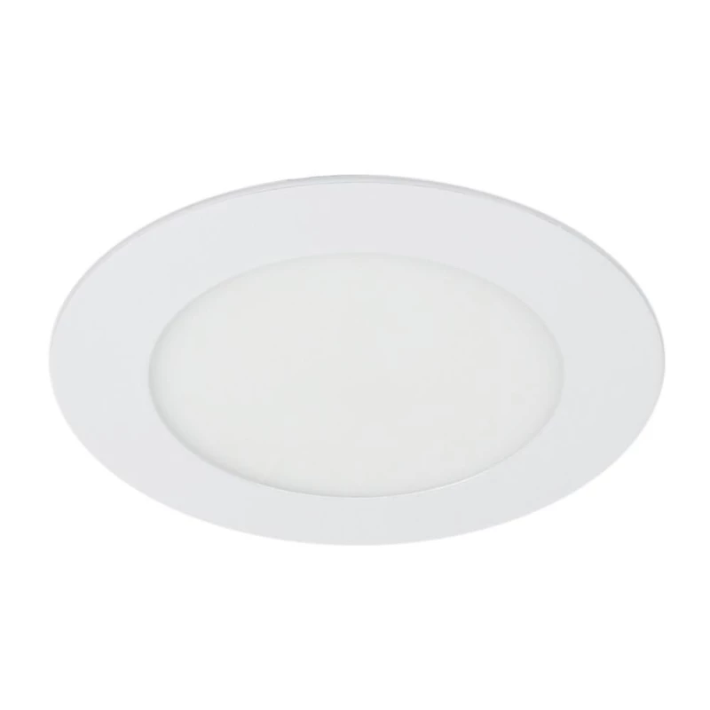Vstavaný okrúhly LED panel BEALS - 9W, 6500K (studená biela), 17cm, biely
