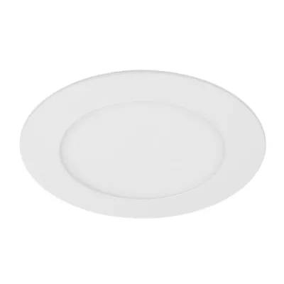 Vstavaný okrúhly LED panel BEALS - 9W, 6500K (studená biela), 17cm, biely