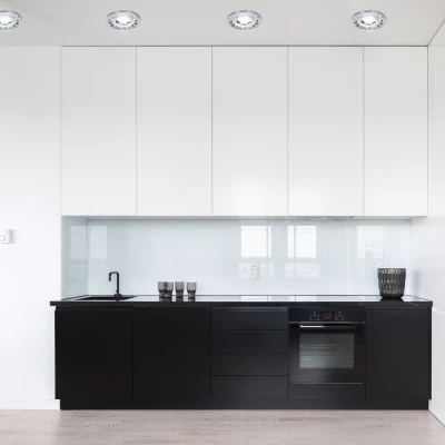 Stropné LED zápustné osvetlenie BETHEL - 1xGU10, 35W + LED 3W, 10cm, okrúhle, chrómované