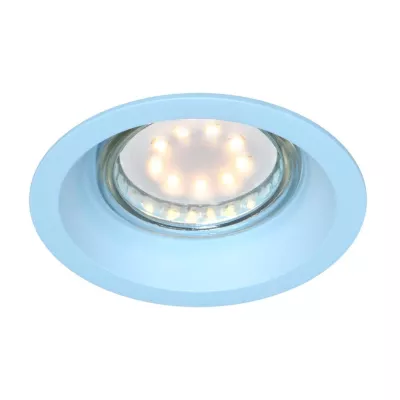 Podhľadové stropné okrúhle osvetlenie CAMAS - 1xGU10, 35W, modré