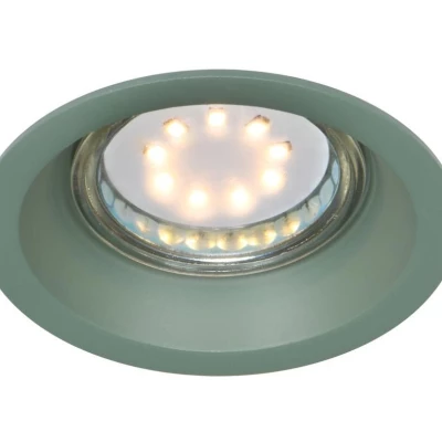 Podhľadové stropné okrúhle osvetlenie CAMAS - 1xGU10, 35W, zelené