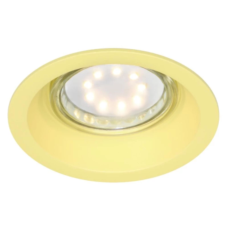 Podhľadové stropné okrúhle osvetlenie CAMAS - 1xGU10, 35W, žlté