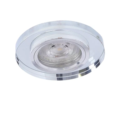 Set 3x stropné LED podhľadové osvetlenie CENTRALIA - 3xGU10, 50W + LED 2,1W, okrúhle, biele svetlo