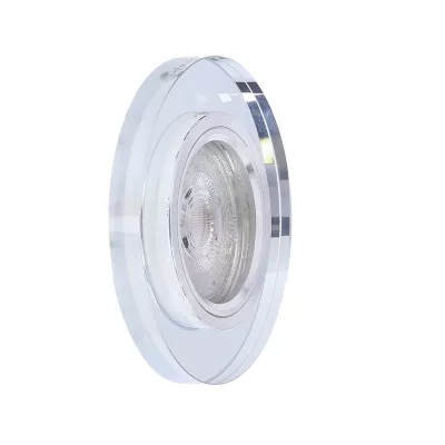 Set 3x stropné LED podhľadové osvetlenie CENTRALIA - 3xGU10, 50W + LED 2,1W, okrúhle, biele svetlo