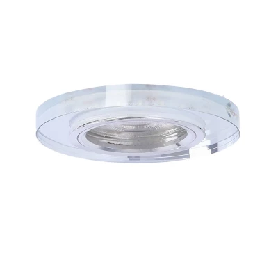 Set 3x stropné LED podhľadové osvetlenie CENTRALIA - 3xGU10, 50W + LED 2,1W, okrúhle, jantárové svetlo