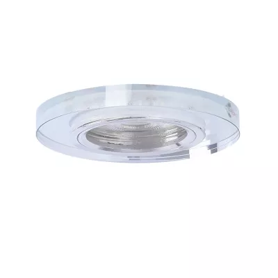 Set 3x stropné LED podhľadové osvetlenie CENTRALIA - 3xGU10, 50W + LED 2,1W, okrúhle, jantárové svetlo
