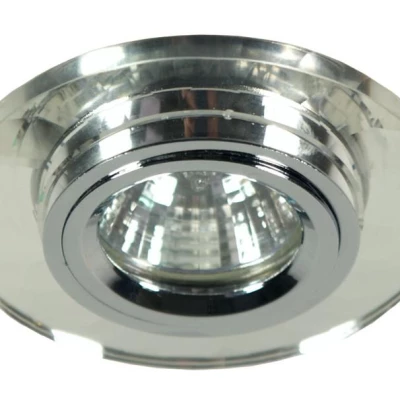 Stropné okrúhle zápustné osvetlenie DUVALL - 1xGU5,3, MR16, 50W, číre