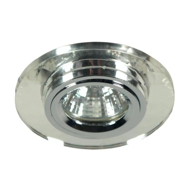 Stropné okrúhle zápustné osvetlenie DUVALL - 1xGU5,3, MR16, 50W, číre