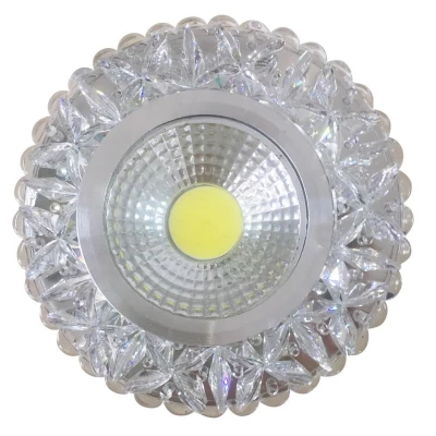 Stropné LED podhľadové svietidlo GALLATIN - 5W, 4200K (denná biela), 10cm, okrúhle, číre