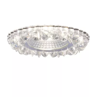 Stropné LED podhľadové svietidlo GALLATIN - 5W, 4200K (denná biela), 10cm, okrúhle, číre