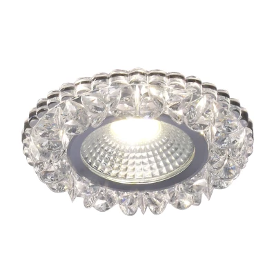 Stropné LED podhľadové svietidlo GALLATIN - 5W, 4200K (denná biela), 10cm, okrúhle, číre