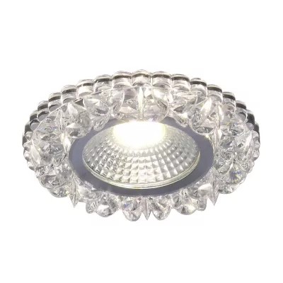Stropné LED podhľadové svietidlo GALLATIN - 5W, 4200K (denná biela), 10cm, okrúhle, číre