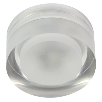 Podhľadové stropné LED svetlo GALLATIN - 3W, 6500K (studená biela), 7cm, okrúhle, číre