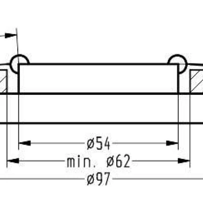 Stropné LED podhľadové osvetlenie GALLATIN - 5W, 4200K (denná biela), 10cm, okrúhle, jantárové
