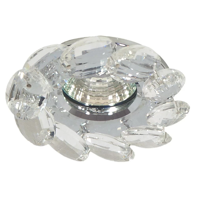 Okrúhle podhľadové svietidlo KASILOF - 1xGU10, MR16, 50W, 10cm, chrómované