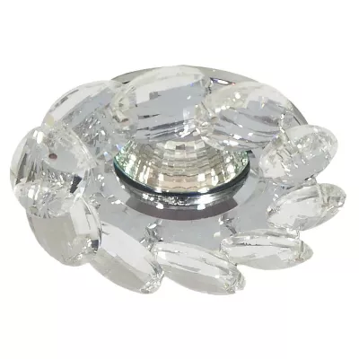 Okrúhle podhľadové svietidlo KASILOF - 1xGU10, MR16, 50W, 10cm, chrómované