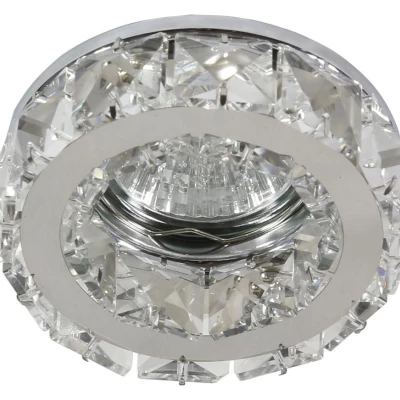 Stropné moderné vstavané svetlo KATKOVIC - 1xGU5,3, MR16, 50W, 9cm, okrúhle, číre