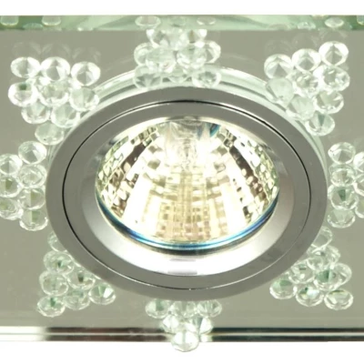 Podhľadové stropné dizajnové osvetlenie LACONNER - 1xGU5,3, MR16, 50W, hranaté, číre