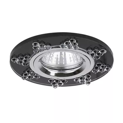 Podhľadové stropné dizajnové osvetlenie LACONNER - 1xGU5,3, MR16, 50W, okrúhle, grafitové