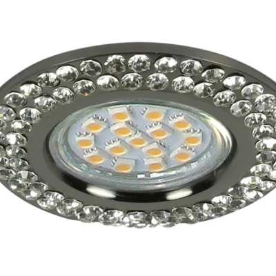 Zápustné stropné osvetlenie LOUDON - 1xGU10, 50W, 9cm, okrúhle, čierne