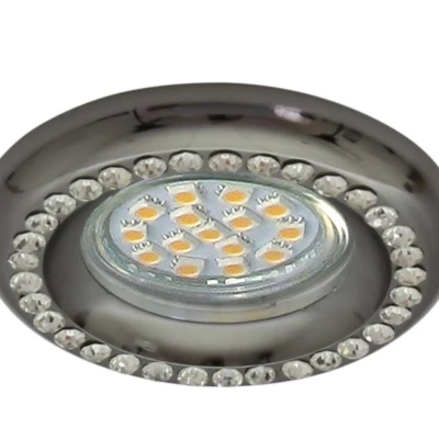 Vstavané okrúhle svietidlo LOUDON - 1xGU10, 50W, 9cm, čierne