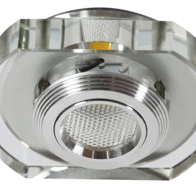 LED zápustné svetlo MENTOSANO - 3W, 3000K (teplá biela), číre