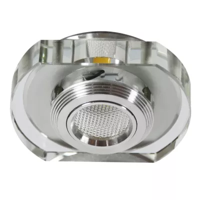LED zápustné svetlo MENTOSANO - 3W, 3000K (teplá biela), číre