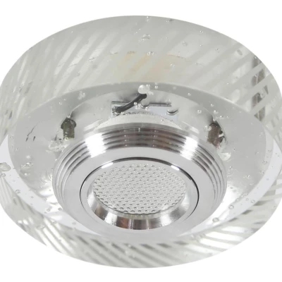 Stropné podhľadové LED svetlo MERCER - 3W, 3000K (teplá biela), okrúhle, číre