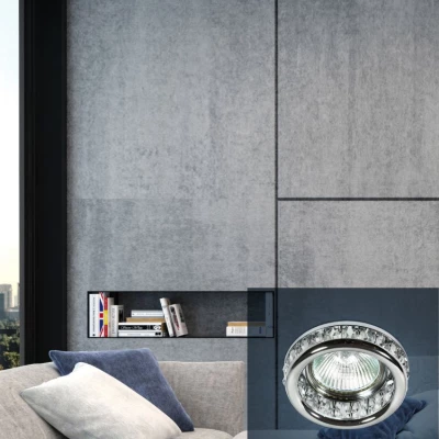 Dizajnové podhľadové osvetlenie NOORVIK - 1xGU10, MR16, 50W, okrúhle, číre