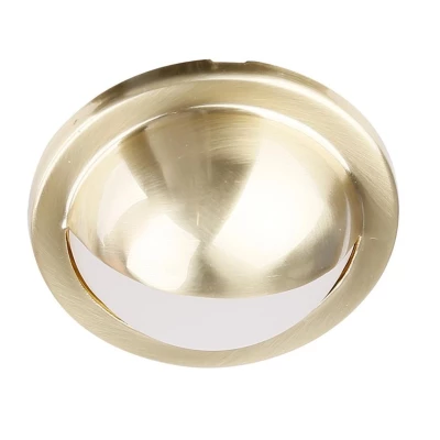 Vstavané stropné osvetlenie RAISO 1 - 1xG4, 20W, 6,8cm, okrúhle, zlaté