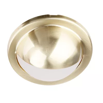 Vstavané stropné osvetlenie RAISO 1 - 1xG4, 20W, 6,8cm, okrúhle, zlaté