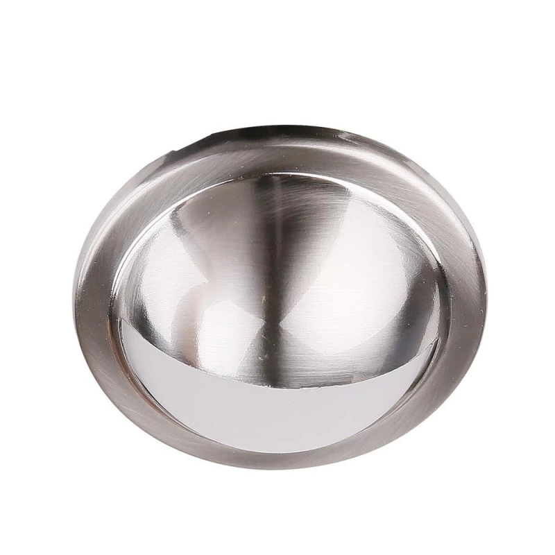 Vstavané stropné osvetlenie RAISO 1 - 1xG4, 20W, 6,8 cm, okrúhle, strieborné