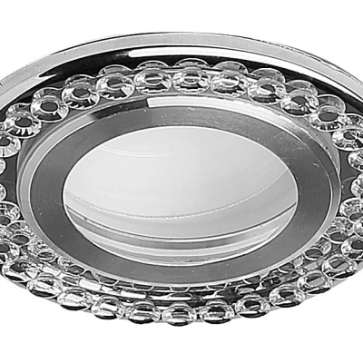 LED stropné vstavané osvetlenie REMOTO 3 - 2x5W, 6500K (studená biela), strieborné