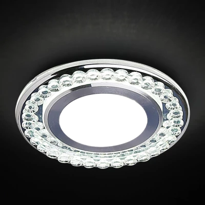 LED stropné vstavané osvetlenie REMOTO 3 - 2x5W, 6500K (studená biela), strieborné