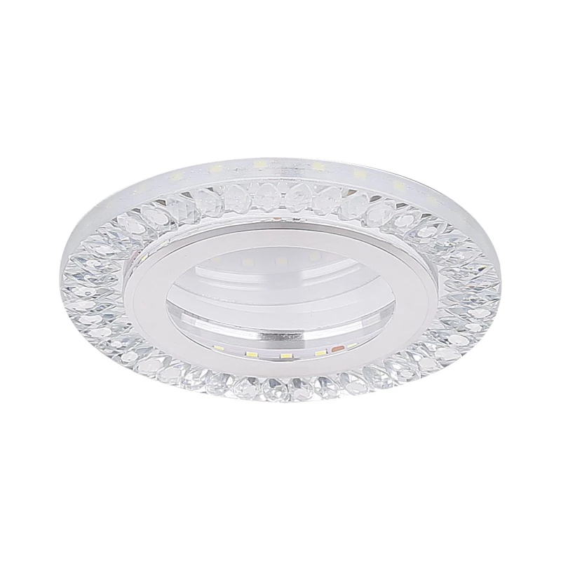 LED stropné vstavané svietidlo REMOTO 2 - 2x5W, 6500K (studená biela), strieborné