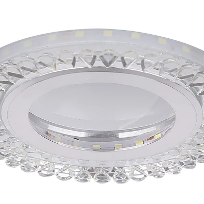 LED stropné vstavané svetlo REMOTO 1 - 2x5W, 6500K (studená biela), strieborné