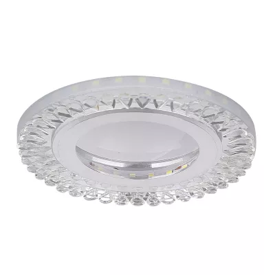 LED stropné vstavané svetlo REMOTO 1 - 2x5W, 6500K (studená biela), strieborné