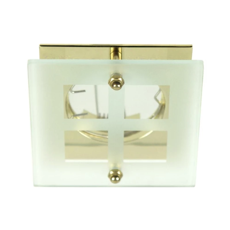 Zápustné stropné svietidlo SPARKLE 4 - 1xGU5,3, MR16, 50W, hranaté, zlaté