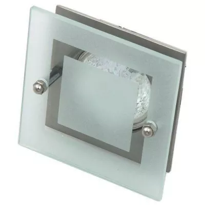 Vstavané stropné svietidlo SPARKLE 3 - 1xGU5,3, MR16, 50W, hranaté, strieborné
