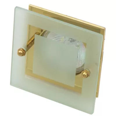 Vstavané stropné svietidlo SPARKLE 3 - 1xGU5,3, MR16, 50W, hranaté, zlaté