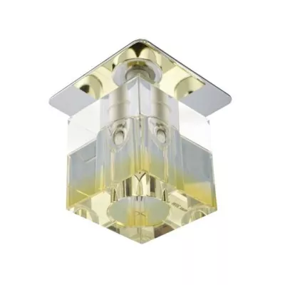 Stropné vstavané osvetlenie VALDEZ - 1xG4, 20W, žlté/číre