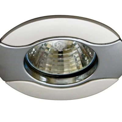 Zápustné stropné svietidlo ZOLET 3 - 1xGU5,3, MR16, 50W, 8,2cm, okrúhle, chrómované / strieborné
