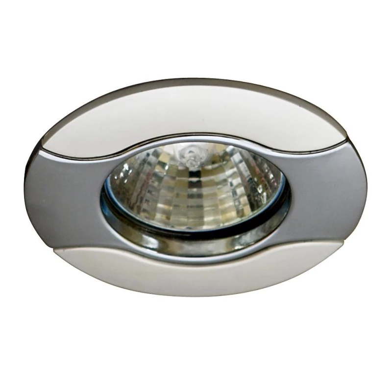 Zápustné stropné svietidlo ZOLET 3 - 1xGU5,3, MR16, 50W, 8,2cm, okrúhle, chrómované / strieborné