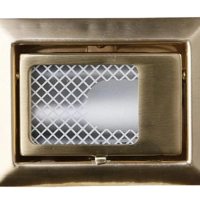 Schodiskové vstavané svietidlo ZORDA 5 - 1xG4, 20W, 8x6cm, hranaté, zlaté