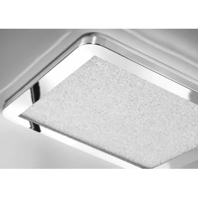 Stmievateľný LED panel do kúpeľne NEXIT - 18W, 3000K (teplá biela), 30x30cm, chrómovaný