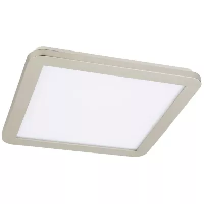 Stmievateľný LED panel do kúpeľne NEXIT - 24W, 3000K (teplá biela), 40x40cm, strieborný