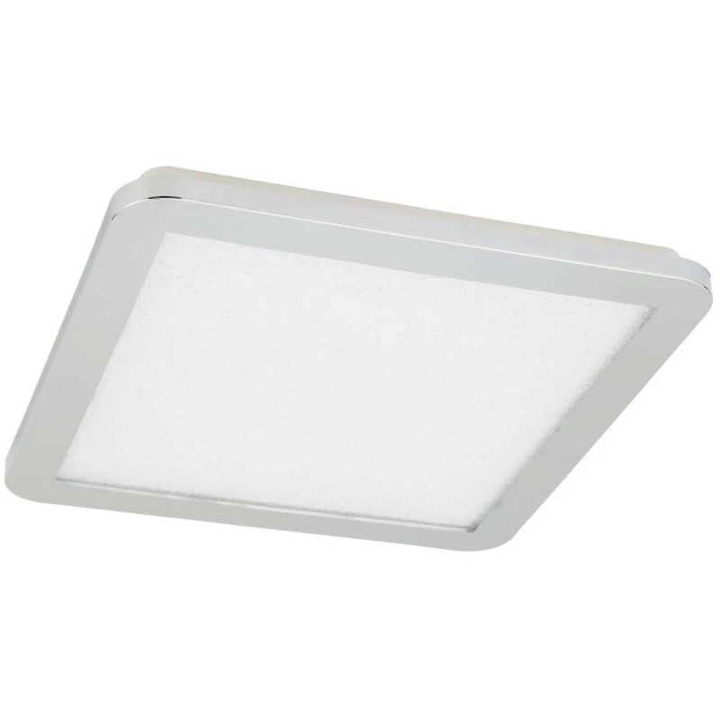 Stmievateľný LED panel do kúpeľne NEXIT - 24W, 3000K (teplá biela), 40x40cm, chrómovaný