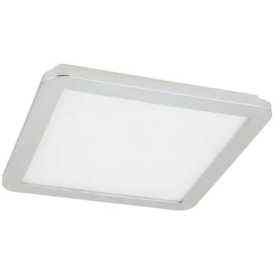 Stmievateľný LED panel do kúpeľne NEXIT - 24W, 3000K (teplá biela), 40x40cm, chrómovaný